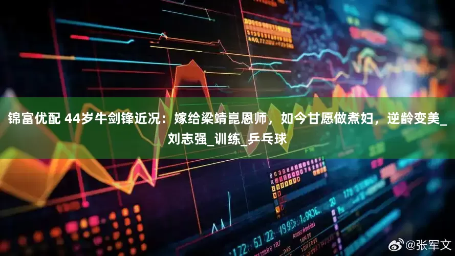 锦富优配 44岁牛剑锋近况：嫁给梁靖崑恩师，如今甘愿做煮妇，逆龄变美_刘志强_训练_乒乓球