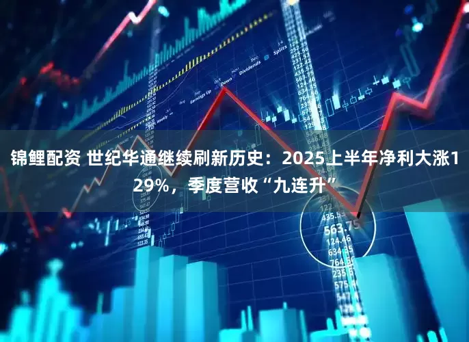 锦鲤配资 世纪华通继续刷新历史：2025上半年净利大涨129%，季度营收“九连升”